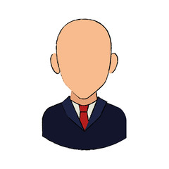 businessman character avatar icon