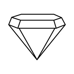 elegant diamond isolated icon vector illustration design