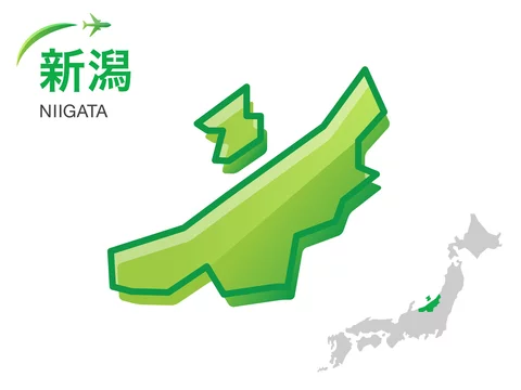 新潟県の地図 イラスト素材 Stock Vector Adobe Stock 新潟県の地図 イラスト素材 Stock Vector Adobe Stock
