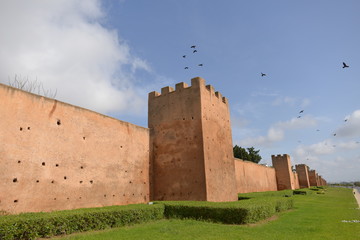 Historische Stadtmauer Rabat - Marokko