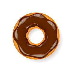 Donut, begel with cream. Cookies,cookie cake. Sweet dessert. with sugar,caramel. Tasty breakfast. Cooking. Cafateria food, snack. Coffee shop.Vector illustration.