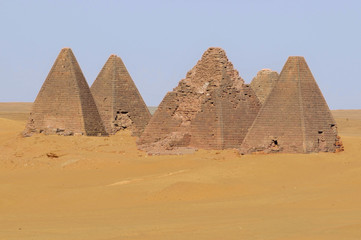 Nubian Pyramids of Jebel Barkal in Sudan
