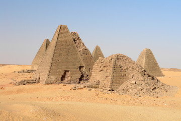 Nubian Pyramids of Jebel Barkal in Sudan
