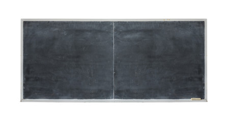 Blackboard in wooden frame.