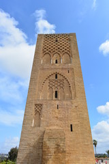 Fototapeta na wymiar Hassan-Turm, das Wahrzeichen von Rabat