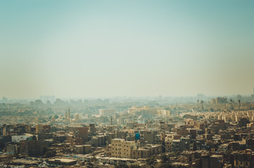 Naklejka na ściany i meble cityscape of cairo, skyline of egypt