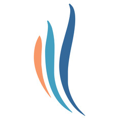 three wings blue color