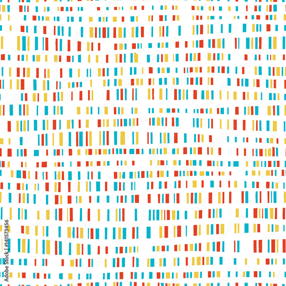 Aufkleber colorful seamless vector pattern with hand drawn vertical lines on black background. retro looks, st