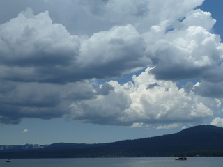 Fototapeta na wymiar Lake Tahoe Storm