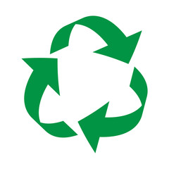 recycle symbol isolated vector