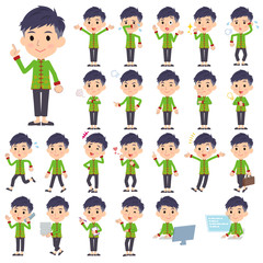 Chinese ethnic clothing man