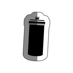bottle gym isolated icon