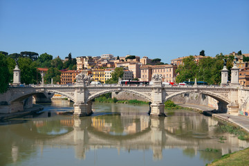 Fototapeta na wymiar Rome River Tiber