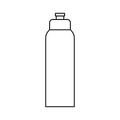 sport bottle icon over white background. vector illustration