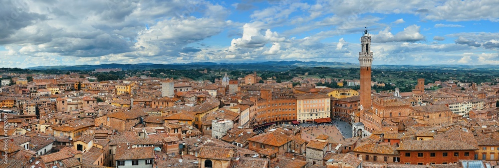 Wall mural Siena bell tower