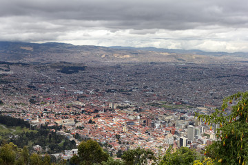 Fototapeta na wymiar View of Bogota, Colombia