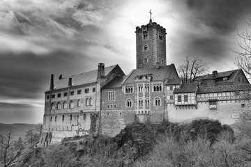 Wartburg | Thüringen - Monochrom
