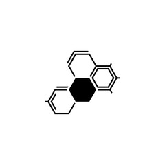 Biochemistry Icon. Flat Design.
