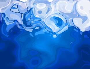 Abstract smooth blue background