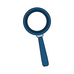 magnifying glass icon image vector illustration design