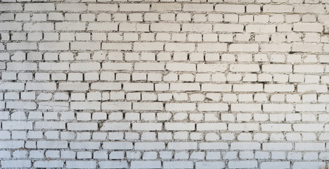 White misty brick wall for background or texture