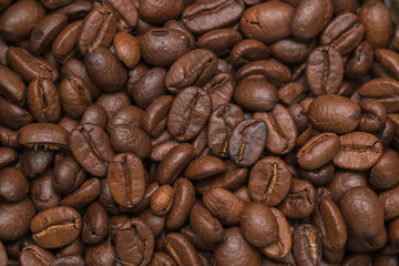 roasted coffee beans, can be used as a background