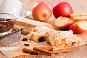Apple strudel.