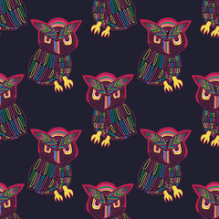 Ethnic boho seamless pattern. Molas. Print. Repeating background. Cloth design, wallpaper.