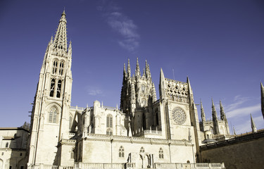 Fototapeta na wymiar Old Burgos Cathedral