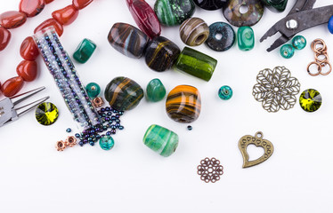 Stone beads and components for jewelry making