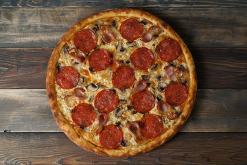 Pepperoni pizza? mushrooms