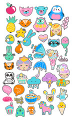 Collection of children doodles