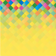 Yellow geometric abstract background vector 