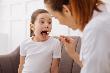 Cute rascal fooling around with her therapist