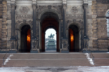 Fototapeta premium Dresden Monument