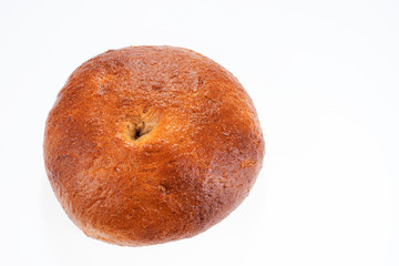 Frisches rundes Brot isoliert