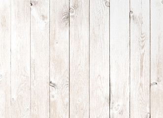 Fototapeta na wymiar old vintage white wood planks background