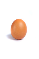 Eggs on a white background