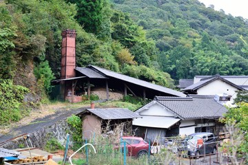 小鹿田焼の里