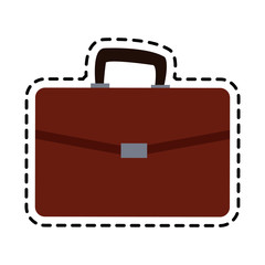 business briefcase icon image vector illustration design 