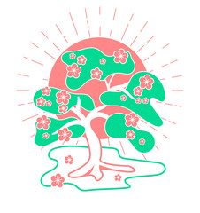 Icon of a blossoming tree