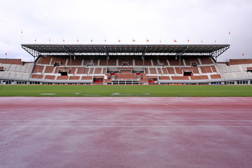 empty stadium tribune, amsterdam