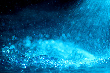 Water background / Water is a transparent and nearly colorless chemical substance that is the main constituent of Earth's streams, lakes, and oceans, and the fluids of most living