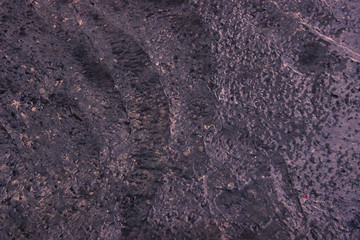 purple wet cement texture for background. Wet concrete floor