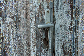 Old wood door
