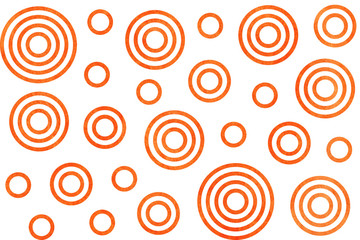 Watercolor circles pattern.