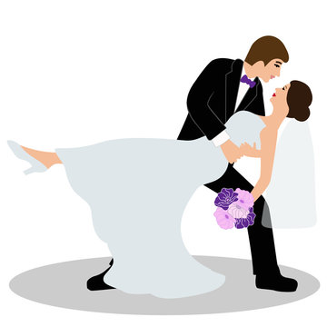 dancing couple wedding ceremony clip art preview