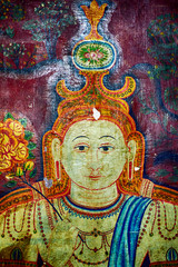 Buddhist monastery, Mulkirigala, Sri Lanka