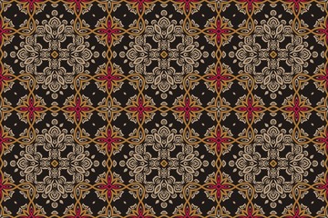 abstract background medieval symmetrical pattern baroque elements