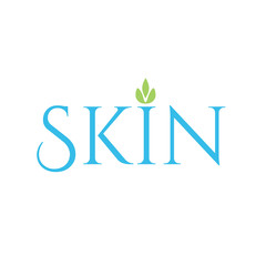 skin logo blue